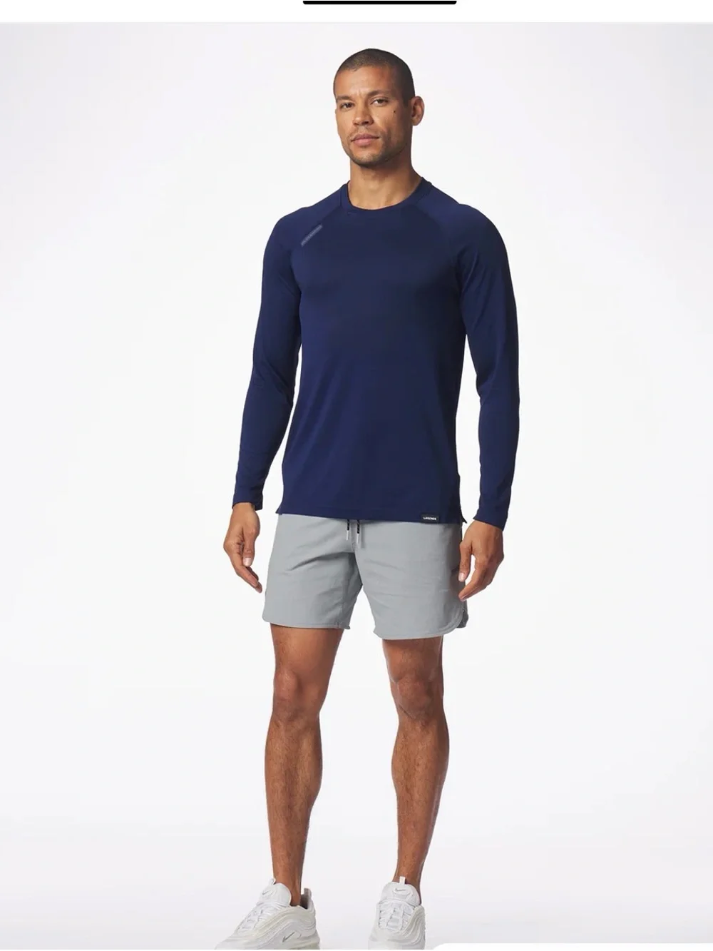Legends Luka Athletic Short With Liner SZ L Medium Grey 7” Inseam